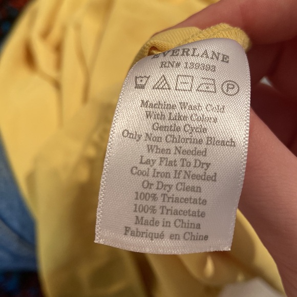 Everlane Yellow Japanese GoWeave Sleeveless Dress - Picture 4 of 4